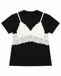 BRALETTE MEN TEE TOTAL BLACK