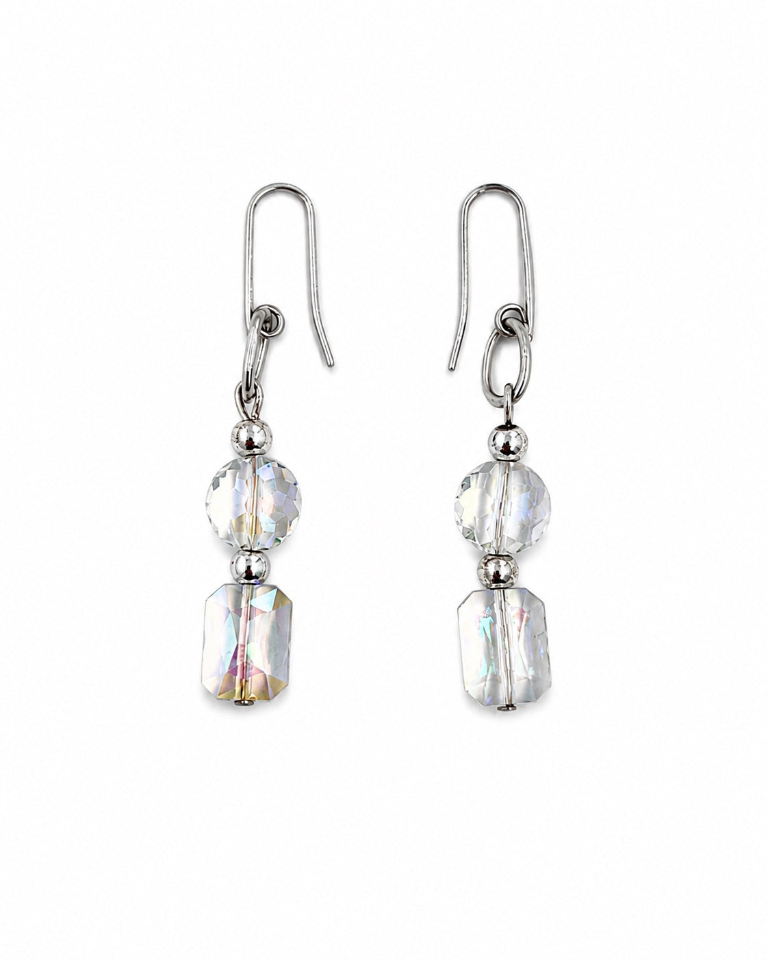 ARETES DE CRISTAL TORNASOL