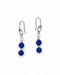 ARETES AZULES CON ACERINA