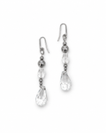ARETES COLGANTES CRISTAL CANDELABRO Y ACERINA