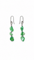ARETES MADRE PERLA VERDES