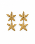 ARETES DE ESTRELLAS DE MAR DORADOS
