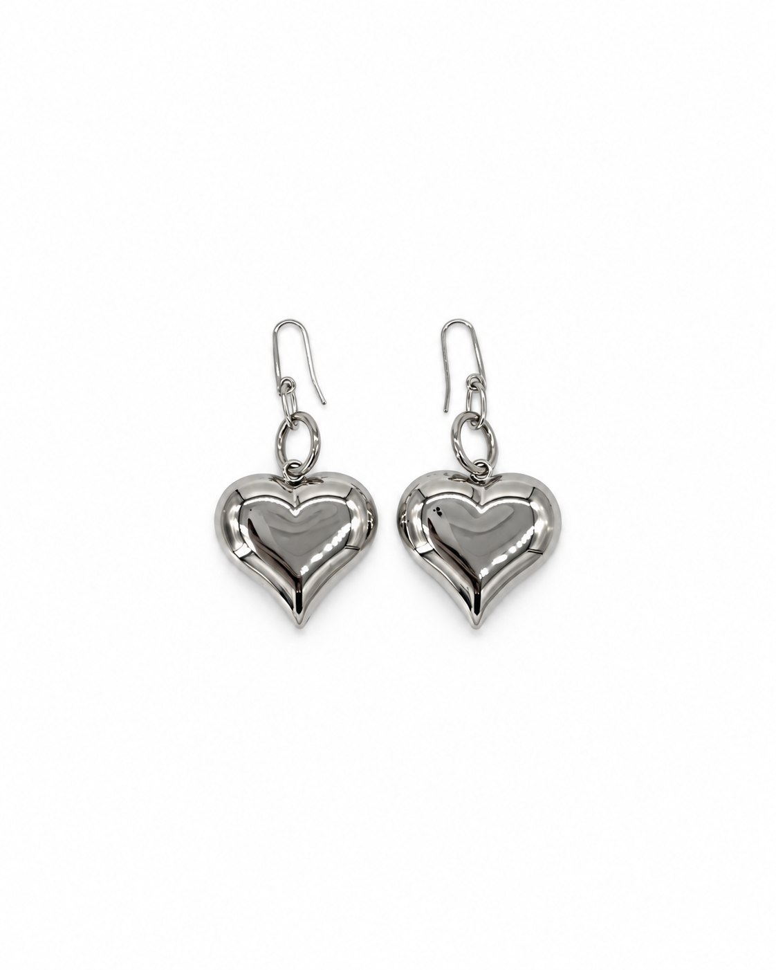 ARETES DE CORAZÓN CHUNKY MEDIANOS