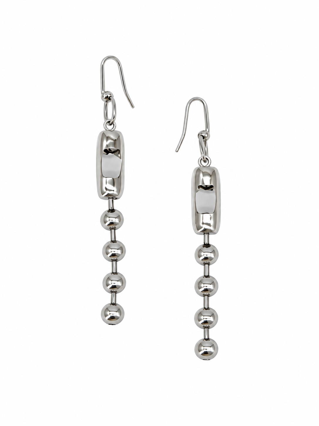 ARETES CADENA DE BOLA CHUNKY