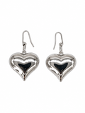 ARETES DE CORAZÓN GRANDES SENCILLOS