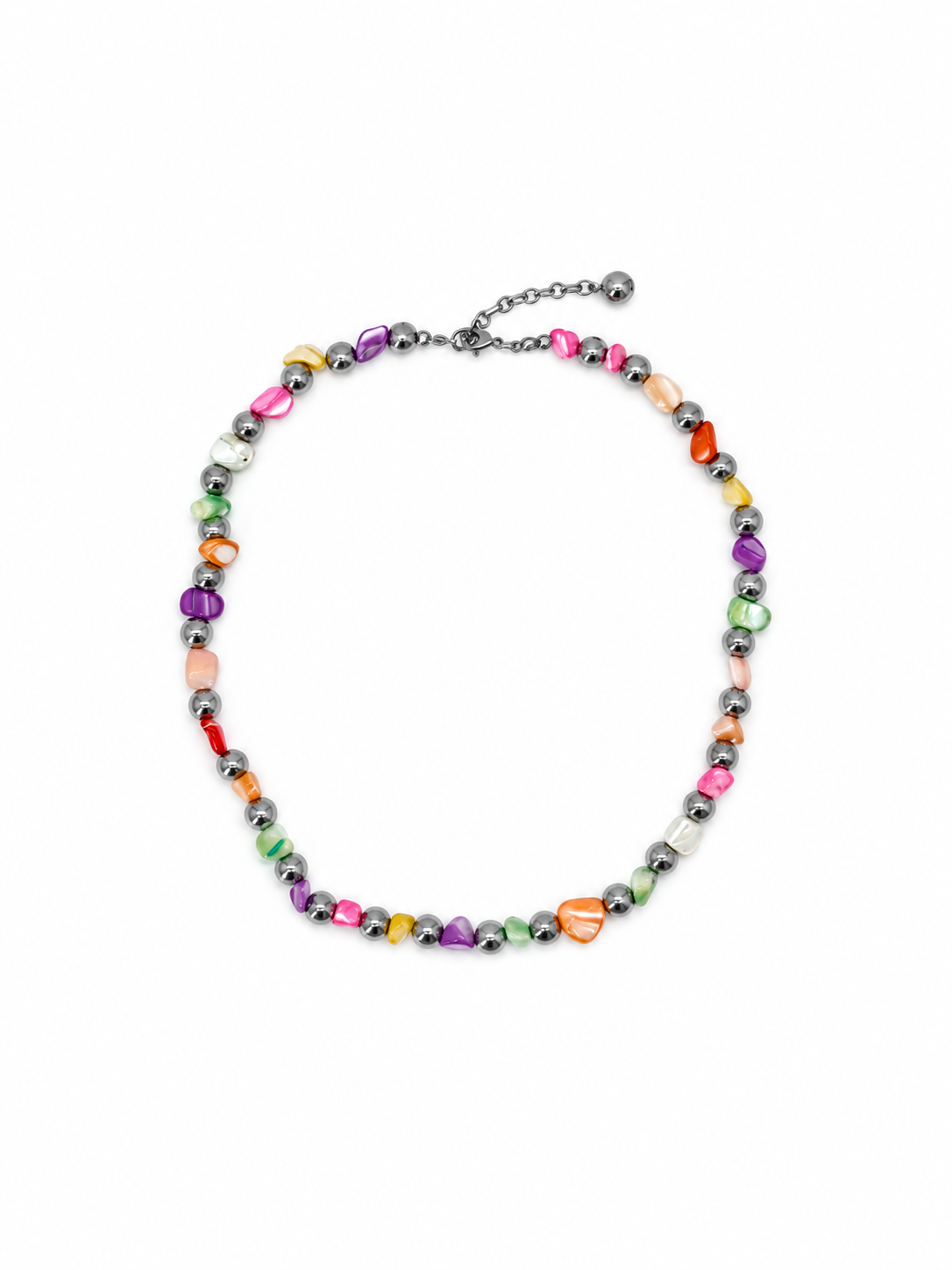 COLLAR MADRE PERLA Y ACERINA - PRIDE -