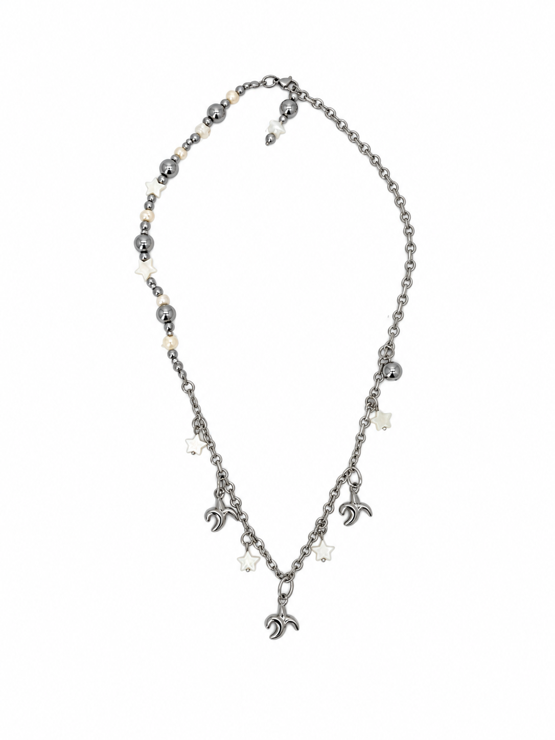 COLLAR DE PLÁTANOS CON ESTRELLAS BLANCAS - PRIDE -