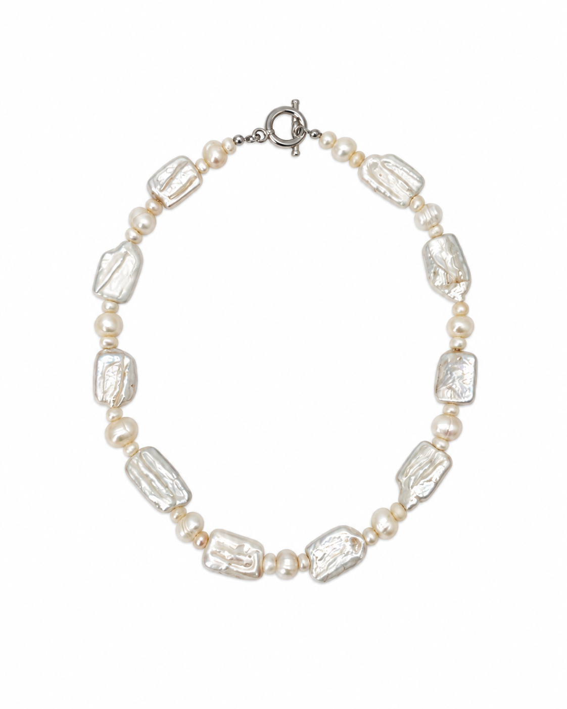 COLLAR DE PERLAS BARROCAS CUADRAS