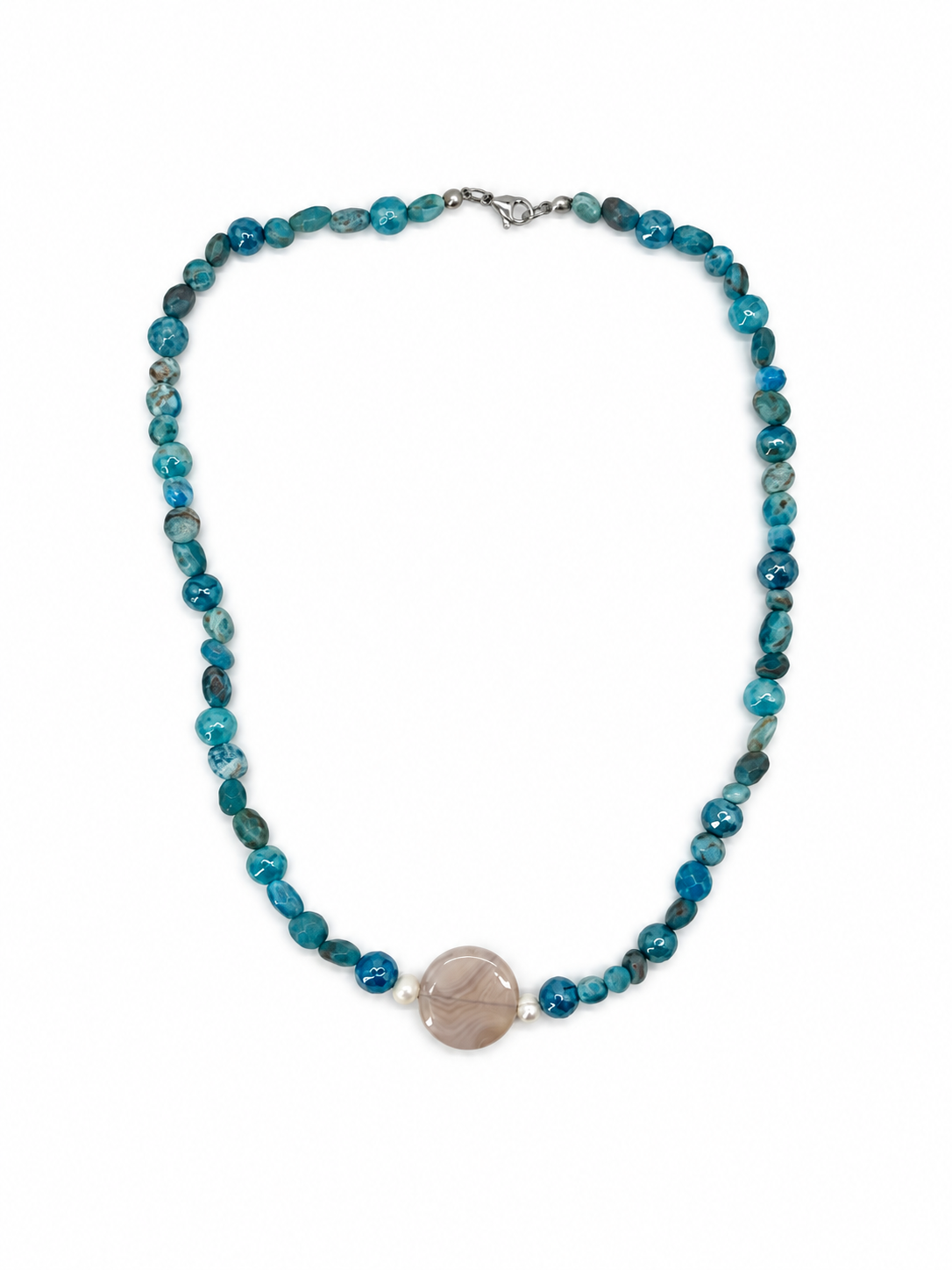 COLLAR MIX MINERALES AZUL
