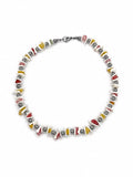 COLLAR MADRE PERLA CON ACERINA Y CUARZO AMARILLO