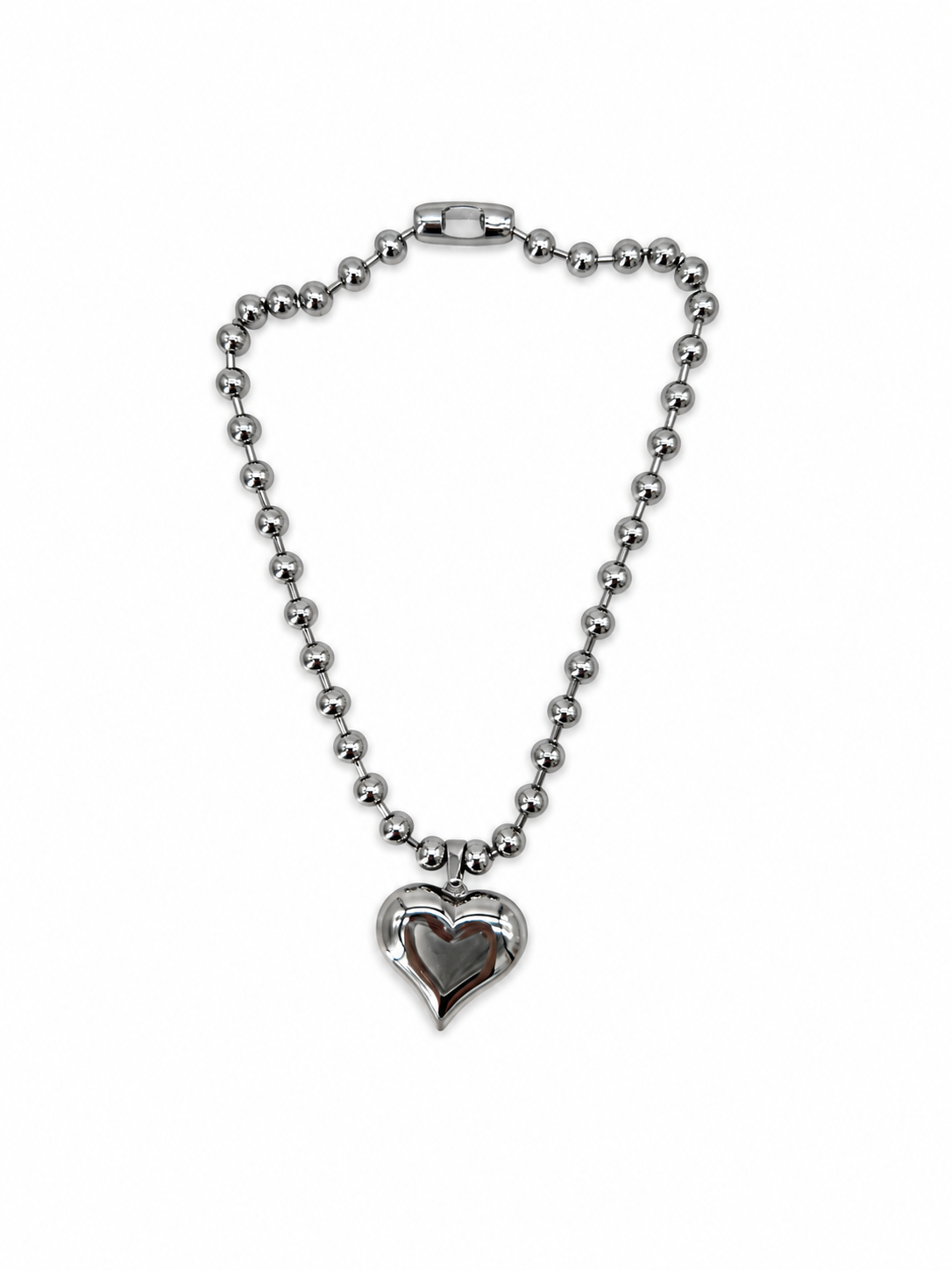 COLLAR CHUNKY SENCILLO CORAZÓN MEDIANO