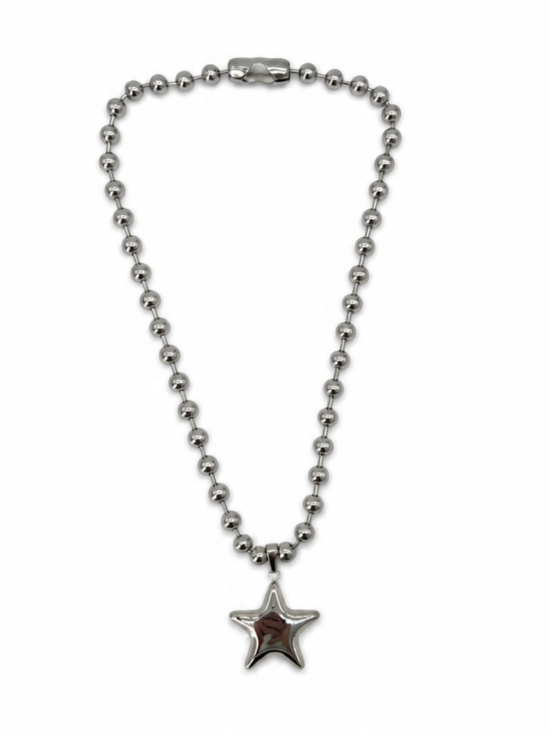 COLLAR CHUNKY CON DIJE DE ESTRELLA INOX