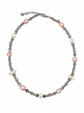 COLLAR ACERINA FLECHAS CON MIX DE PERLA NATURAL