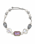 COLLAR CHUNKY PRINCESA CRISTALES Y PLASTIPERLAS