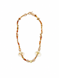 COLLAR DE CONCHA SUN KISS AMARILLO PIEDRA
