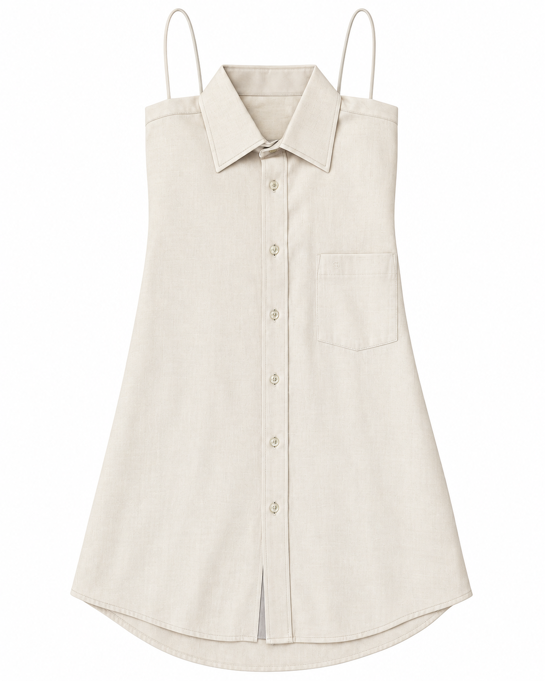VESTIDO CAMISA BEIGE