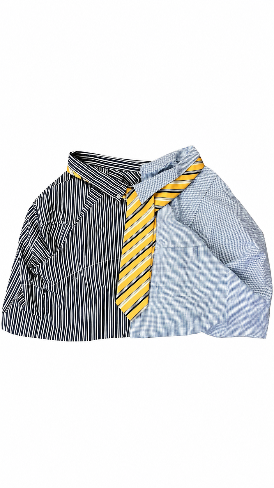 FALDA DOS CAMISAS MANGA CORTA Y CORBATA
