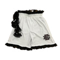 SHORT BLANCO ENCAJE NEGRO