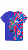 PLAYERA AZUL TIDE-DYE