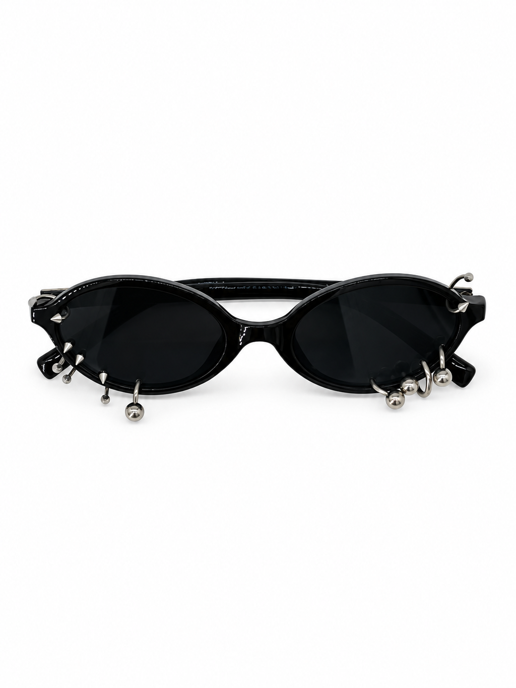 LENTES NEGROS CON 10 PIERCING