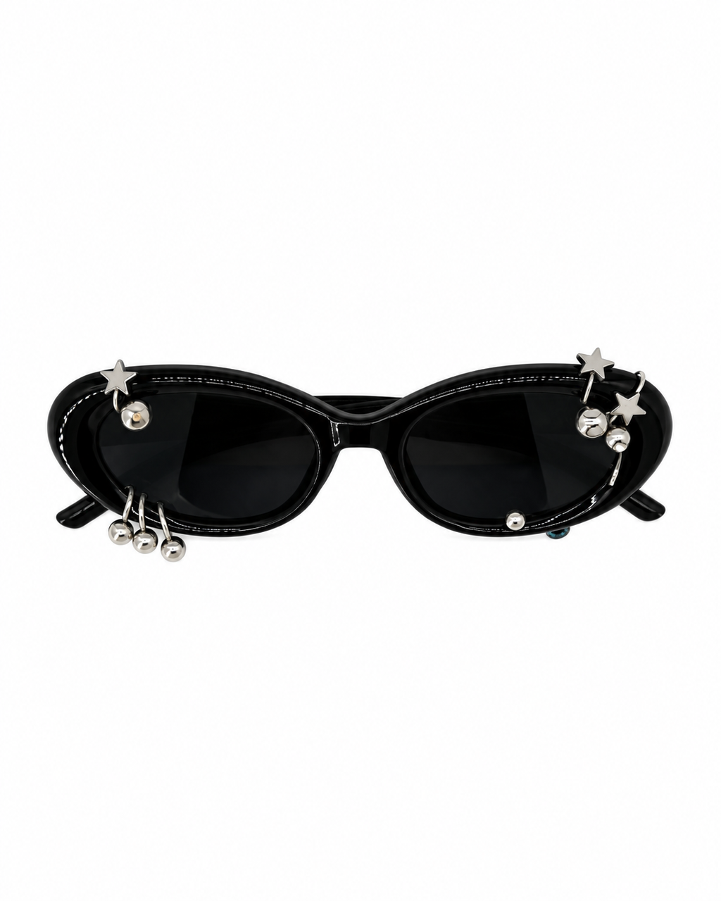 LENTE NEGRO CON PIERCING Y ESTRELLAS