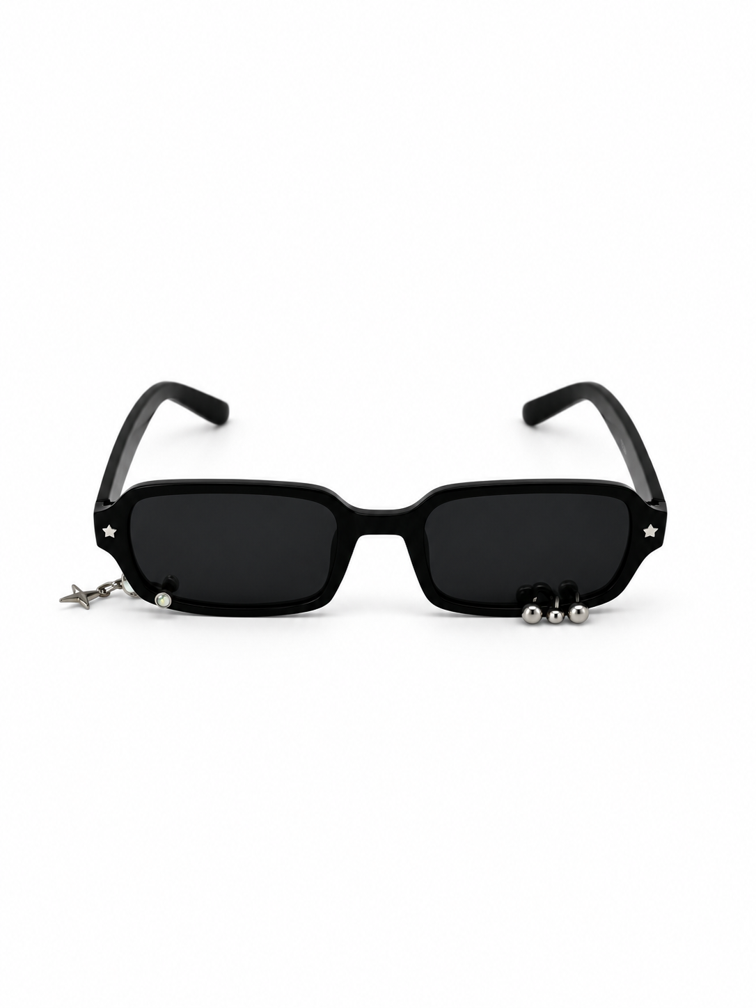 LENTE NEGRO CON PIERCING Y LÁGRINA DE ESTRELLA