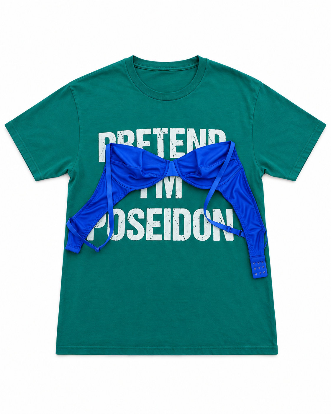 PRETEND IM POSEIDON BRALETTE MEN TEE
