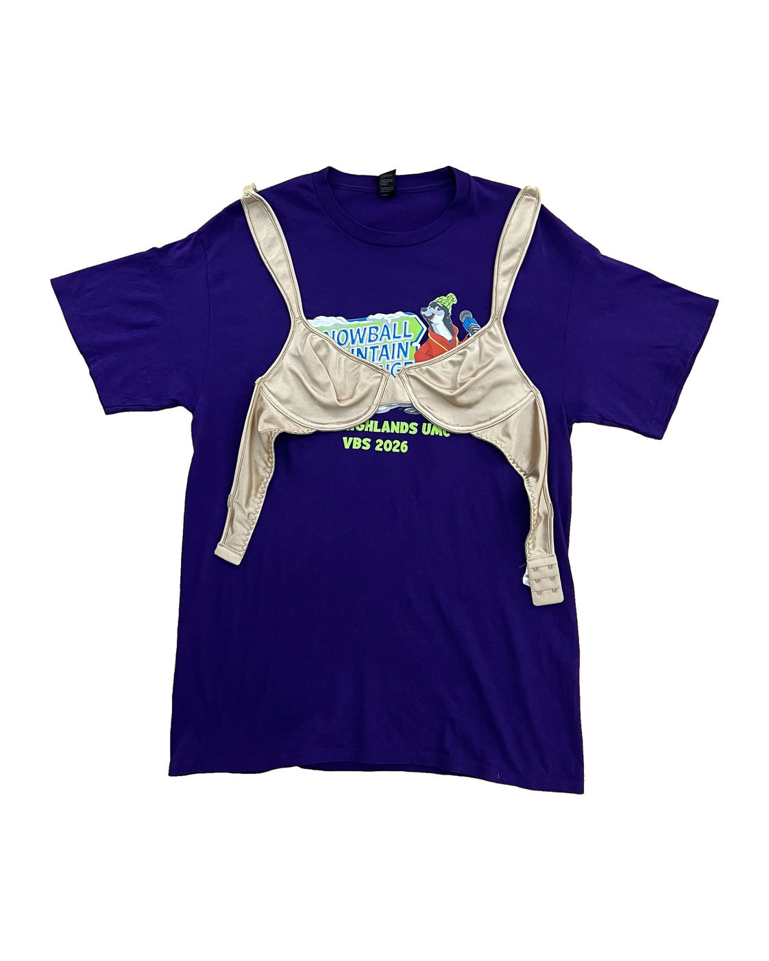 SNOWBALL MOUNTAIN BRALETTE MEN TEE