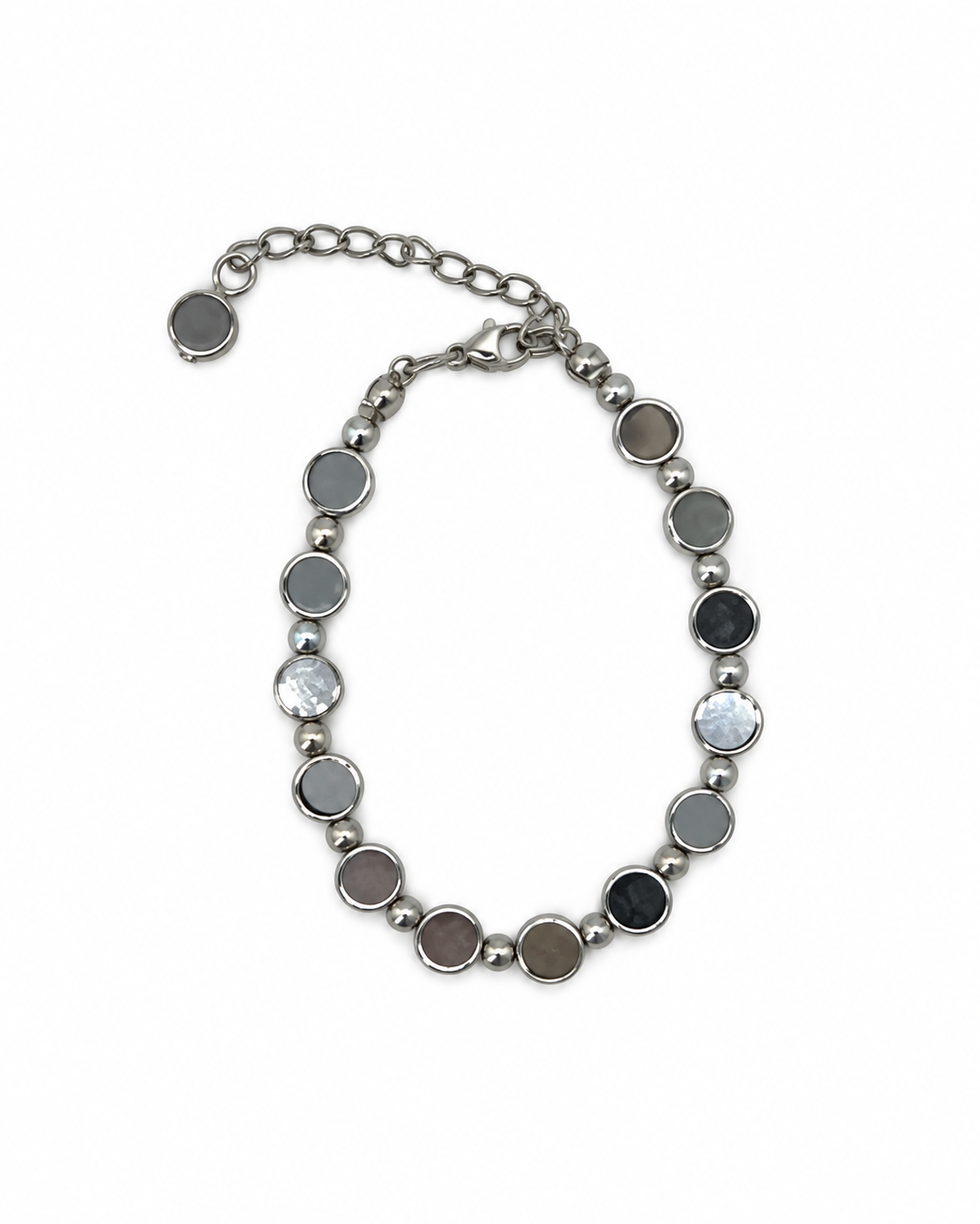 PULSERA DE LUNETAS DE ACERINA  Y ACERINA CHICA
